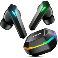 Mivi Commando X7 [Just Launched] Gaming In Ear Earbuds: 35Ms Low Latency, Aurora Lights, Dual Rgb,13Mm Bass Drivers, 50Hrs Playtime,Type C, Ai Enc, Made In India Ear Buds Wireless Bluetooth Gaming Tws
