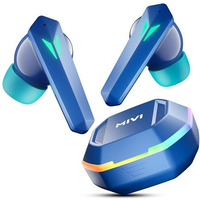Mivi Commando X7 [Just Launched] Gaming In Ear Earbuds: 35Ms Low Latency, Aurora Lights, Dual Rgb,13Mm Bass Drivers, 50Hrs Playtime,Type C, Ai Enc, Made In India Ear Buds Wireless Bluetooth Gaming Tws