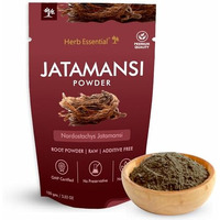 Herb Essential Jatamansi Root Powder,100 G | For Strong, Shiny, And Silky Hair | For Dandruff & Spilt Ends Free Hair | Moisturizes Scalp