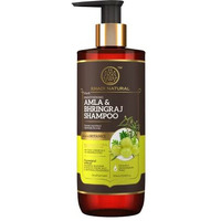 Khadi Natural Amla & Bhringraj Shampoo | Hair Cleanser For Nourishing Hair | Shampoo For Smooth & Soft Hair | Sls & Paraben Free | Suitable For All Hair Types | Powered Botanics | 310Ml