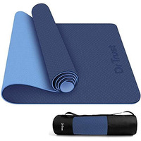 Dr Trust Usa 317 Premium Luxfoam Dual Color Anti-Slip Yoga Mat With Cover Bag For Gym Workout, Yoga Exercise, Flooring Exercise & Home Gym, Men And Women Fitness, Tpe Material With 6Mm Extra Thickness