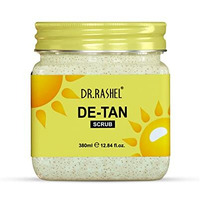 Dr.Rashel De-Tan Scrub For Face & Body (380 Ml) | Revitalizing Tan Removal || Cleanser,Dead Skin|| Blackhead Remover For Deep Exfoliation Scrub