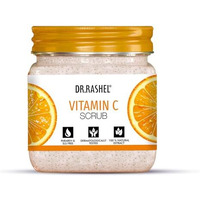Dr.Rashel Exfoliator For Face & Body (Vitamin C Scrub, 380 Ml) | All Skin |Deep Exfoliation | Dead Skin Remover| Tan Removal | Blackhead Remover