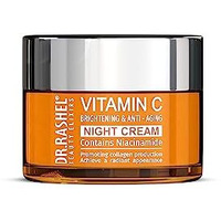 Dr.Rashel Vitamin C Night Cream Enriched With A Powerful Combination Of Vitamin C & Collagen (50Gm) | Fight Against Fine Lines & Wrinkles | Helps Revitalizing & Nourishing The Skin | For Men & Women