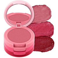 Renee Glam Stack 3-In-1 Lip & Cheek Tint - Pink 4.5G - 3 Shades In 1, Rich Creamy Natural Seamless Finish, Smooth & Blendable Formula - Travel Friendly, Quick & Easy To Use