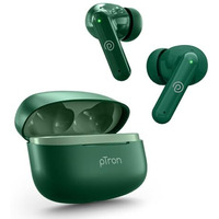Ptron Newly Launched Zenbuds X1 Quad Mic Tws Earbuds, Trutalk Enc Calls, 40H Playtime, In-Ear Sensor, 40Ms Movie/Music Modes,Bluetooth 5.3 Headphones, Typec Fast Charging & Ipx5 Water Resistant(Green)