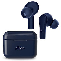 Ptron Bassbuds Tango In-Ear Tws Earbuds, Trutalk Ai-Enc Calls, Movie Mode, 40Hrs Playtime, Bluetooth 5.1 Headphone With Hd Mics, Touch Control, Ipx4 Water-Resistant & Type-C Fast Charging (Royal Blue)