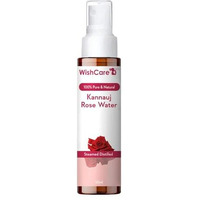 Wishcare 100% Pure & Natural Rose Water - For Skin, Face & Hair - Steam Distilled - Kannauj Gulab Jal - Spray Skin Toner - Free From Paraben, Alcohol & Chemicals - 50 Ml