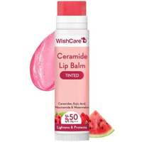 Wishcare Tinted Lip Balm With Spf 50 Pa+++ - Brightening Lip Balm For Dark Lips With Kojic Acid & Niacinamide- Spf Lip Balm For Women 5G
