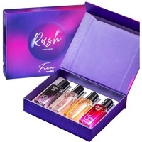 Fien By Mcaffeine Rush Perfume Gift Set For Women|12 Hrs Long Lasting Eau De Parfum With Vanilla Muse & Cherry Wine|Perfume For Women|Perfect Valentine Gift Present For Her, Sweet Scents - 20Ml X 2