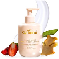 Mcaffeine Summer Breeze Perfume Body Lotion| Niacinamide, Cocoa Butter & Shea Butter For Deep Moisturization | Lightweight, Non-Sticky | Aqua-Fresh Beachy Fragrance | Body Lotion For Dry Skin - 300Ml