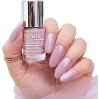 Debelle Gel Nail Polish Blissful Elizabeth(Light Pink Mauve Nail Paint)|Non Uv - Gel Finish |Chip Resistant | Seaweed Enriched Formula| Long Lasting|Cruelty And Toxic Free| 6Ml