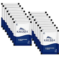 Kressa Refreshing And Cleansing Wet Wipes | Ph Balanced | 1 X 50 Pouch (50), Multicolour