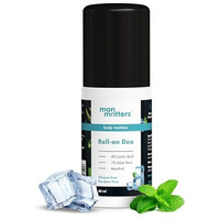 Man Matters Underarm Deodrant Roll-On 50 Ml | Long Lasting Cooling Freshness, Removes Bad Odour, Brightens Underarms | 4% Lactic Acid, 1% Aloe Vera & Menthol | Aluminium Free