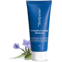Be Bodywise 1% Peptide & Ceramide Moisturizer (50G) | Retains Moisture Upto 72 Hours | Strengthens Skin Barrier, Soothes Irritation & Redness | Lightweight, Fragrance Free Formula
