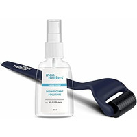 Man Matters Advance Derma Roller With Disinfectant | For Scalp & Beard | 540 Micro 0.5Mm Titanium Alloy Needles | Reduces Hair Fall, Stimulates Hair Follicles | Safe & Effective