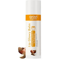 Aravi Organic Lip Glowy Balm With Spf 50 Pa+++ & Kojic Acid - Ceramide & Peptide - Sls & Paraben Free 5 Gm