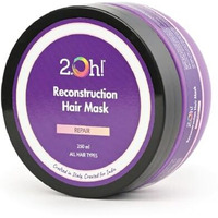 2.Oh! Italian Reconstruction Hair Mask For Frizzy Hair | Hair Mask For Damaged Hair With Deep Conditioning Concentrate | Repair Mask For Dry Hair | Argan Oil Hair Spa Cream For Women And Men