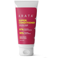 Arata Super Conditioner For Frizzy Hair | Increases Hydration By 97%,Softness By 90% | With Keratin & Rice Water For Smooth, Shiny Hair | Hair Conditioner For Women & Men | For All Hair Types | 50Ml