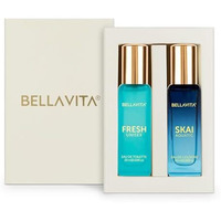 Bellavita Skai Aquatic Edc & Fresh Edt | Long Lasting 2X20Ml Perfume For Man And Woman | With Bergamot, Ylang Ylang, Pink Pepper | Premium Unisex Fragrance For Men & Women