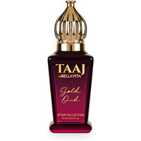 Bellavita Taaj Gold Oud Unisex Long Lasting Attar For Man And Woman 12Ml | Caramel, Rose, Jasmine And Orris | Non-Alcoholic Roll On | Ideal Gift For Men And Women