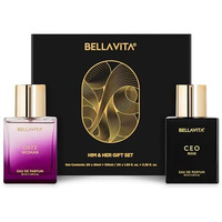 Bellavita Ceo Man & Date Woman Gift Set | Long Lasting Edp 2X50Ml Perfume For Men And Women | With Lemon, Lavender | Floral, Fruity, Woody Long Lasting Edp Fragrance Scent