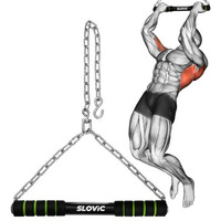 Slovic 5 Ft Chin Up Bar [120 Kg Capacity] | Gym Epuipment For Home Workout | Pull Up Bar Wall Mounted Hanging Rod For Height Increase For Kids & Adults| Anti Skid Grip Chin Up Bar For Home Workout