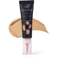 Lovechild Masaba Skip Everything 4-In-1 Skin Tint, Primer, Moisturizer, Sunscreen Spf 20 & Foundation, Blurring Serum Tint, Seamless Coverage & Natural Finish, Delicate Darling (Sand) 10Ml