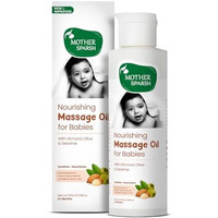Mother Sparsh Nourishing Baby Massage Oil -100Ml | With Almond & Avocado Oil | Non Sticky & Moisturizing Baby Oil For New Born