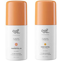 Chemist At Play Underarm Roll-On With 5% Lactic Acid & 1% Mandelic Acid | Prevents Odour, Brightens Skin & Exfoliates Underarm | Long Lasting Peach & Aqua Fragrance | 80Ml(Pack Of 2)