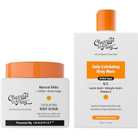 Chemist At Play Exfoliating Body Scrub For Removing Tan & Dead Skin Cells (Body Scrub + Body Wash)
