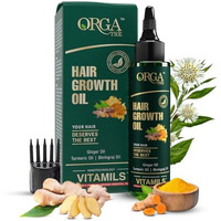 Orgatre Hair Growth Oil - 100Ml | Anti Hairfall & Hair Regrowth | 28 Natural Ingredients With Bhringraj & Brahmi | Paraben, Sulfate & Mineral Oil Free | Stronger, Thicker Hair For Men & Women