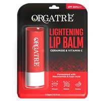 Orgatre Lightening Lip Balm For Men & Women 3.2Gm | Spf 30 Pa++ | Lip Balm For Dark, Pigmented, Dry & Chapped Lips | Ceramide & Vitamin C