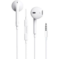Twance Wired Earphones With Aux (Me-Pro 203) |3.5Mm Jack | In Built Microphone | 1.2 Meter Cable Length | White Color |Compatible With Laptops, Mobiles, Tablets, & Any 3.5Mm Sound Jack