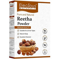 Elecious Pure Reetha Powder For Hair (200 Grams) | Ideal For Hair, Face And Skin | Soapnut Powder | 100% Pure And Natural, No Chemcial, No Preservative.