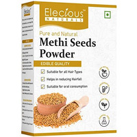 Elecious 100% Methi Seed Powder For Hair Growth - 200 G | Fenugreek Powder | 100% Pure And Natural | Ideal For Hair Care, Hair Growth, Skin Care And Eating