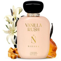 Nisara Vanilla Rush Perfume For Woman 100 Ml | Girl Long Lasting Eau De Parfum | Ambery Vanilla Fragrance| Orchid, White Floral, Caramel,Amber, Musk Wood, Patchouli | Edp Scent Spray For Woman | Premium Perfume For Her