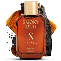 Nisara Smoky Oud Perfume For Men 100 Ml | Long Lasting Eau De Parfum | Tobacco Woody Fragrance | With Black Pepper, Bergamot, Sandalwood, Patchouli, Oud Wood, Amber Notes | Edp Scent Spray For Men | Premium Perfume For Him