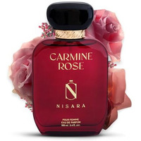 Nisara Carmine Rose Perfume For Woman 100Ml | Notes:- Rose, Bergamot, Berries, Pink Pepper, Jasmine, Musk |Long Lasting Eau De Parfum | Floral Musk | Edp Scent Spray For Woman | Premium Perfume For Her