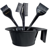 Omidazzle Midazzle Professional Use Hair Coloring Dyeing Kit Brush With Bowl (Black)