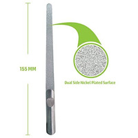 Midazzle Stainless Steel Nail Filer (Silver)