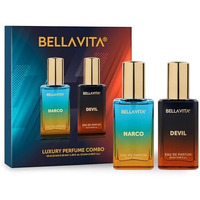 Bellavita Narco & Devil | Long Lasting 2X20Ml Edp Perfume For Man And Woman | With Bergamot, Jasmine & Vanilla | Premium Unisex Fragrance For Men And Women