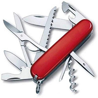 Westonwings Red 10 In 1 Multi-Function Swis Knife With Can Opener, Scissor,Hook Remover, Saw, Knife,Screwdriver, Leather Punch, Nail File, Needle, Wine Opener, Bottle Opener Etc