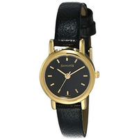 Sonata Quartz Analog Black Dial Leather Strap Watch For Women-Ns8976Yl03W/Nt8976Yl03W