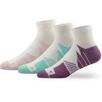 Supersox Men's And Women's 3 Pairs Low Cut Ankle Cotton Socks - Sports Cushion Durable For Workout Gym Bikers - Free Size Pack Of 3 (In, Alpha, Free Size, Multi Color 4)