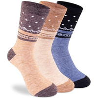Supersox Winter Thermal Regular Length Socks For Women, Made With Thermal Control Technology For A Warmth & Cozy Feel, Ideal For Winter Wear (Pack Of 3)