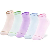 Supersox Ankle Socks For Women Made With Premium Cotton. Solid Design, Anti Odour & Anti Bacterial, Ideal For Daily Casual Wear/Gym/Office - Pack Of 5, Free Size (Pastels, Ankle Length, Multicolor)