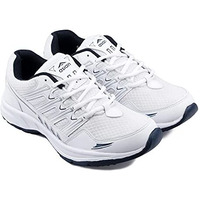 Asian Shoes Men's Sports Shoe White Navy Blue Mesh 8Uk/Indian