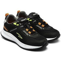 Asian Boy's Vayu-03 Sport Running & Walking Shoes With Lightweight Mesh Upper Eva Sole Casual Lace-Up Shoes For Kid's & Boy's, 3 Uk, Black