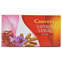 Cauvery Saffron Sandal Soap - Pack Of 3(125G)
